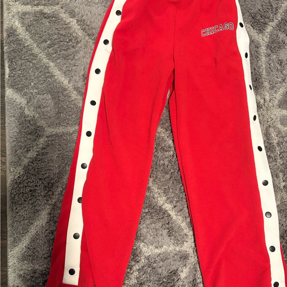 ‘Chicago’ Red Track Pants